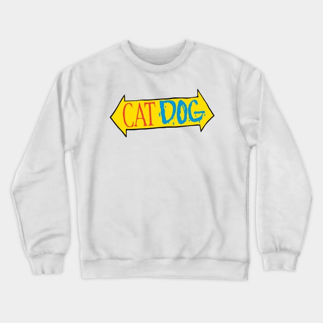 catdog Crewneck Sweatshirt by arianarestrepo